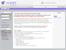Tablet Screenshot of dev.xoops.org